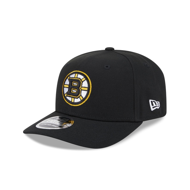 Boston Bruins 9SEVENTY Stretch-Snap Hat One Size