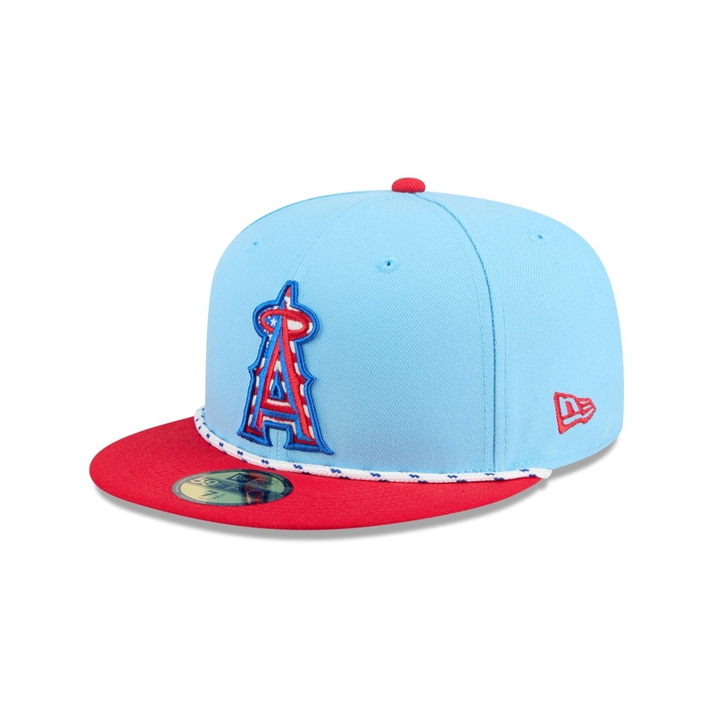 Los Angeles Angels Independence Day 2025 59FIFTY Fitted Hat 7