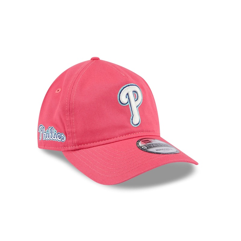 Philadelphia Phillies Coral 9TWENTY A-Frame Adjustable Hat One Size