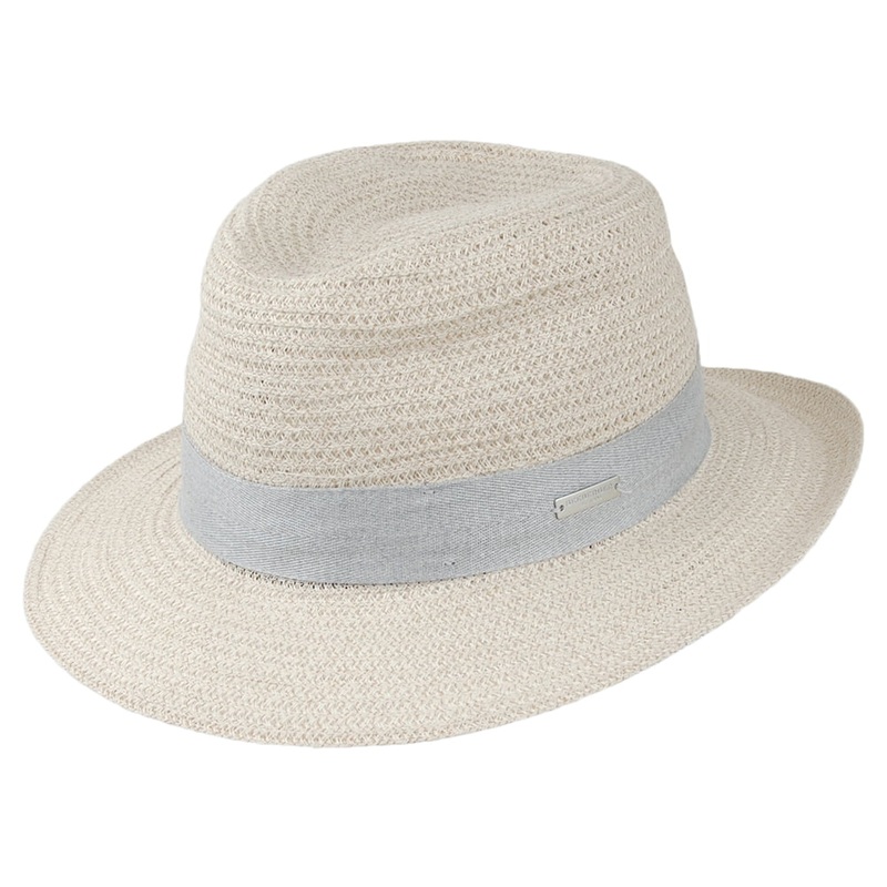 Seeberger Hats Summer Fedora Hat – Natural M