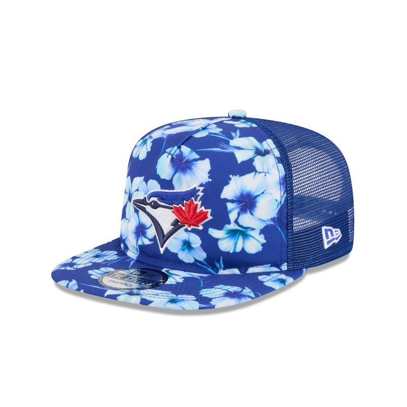 Toronto Blue Jays Pattern Golfer Trucker Hat One Size