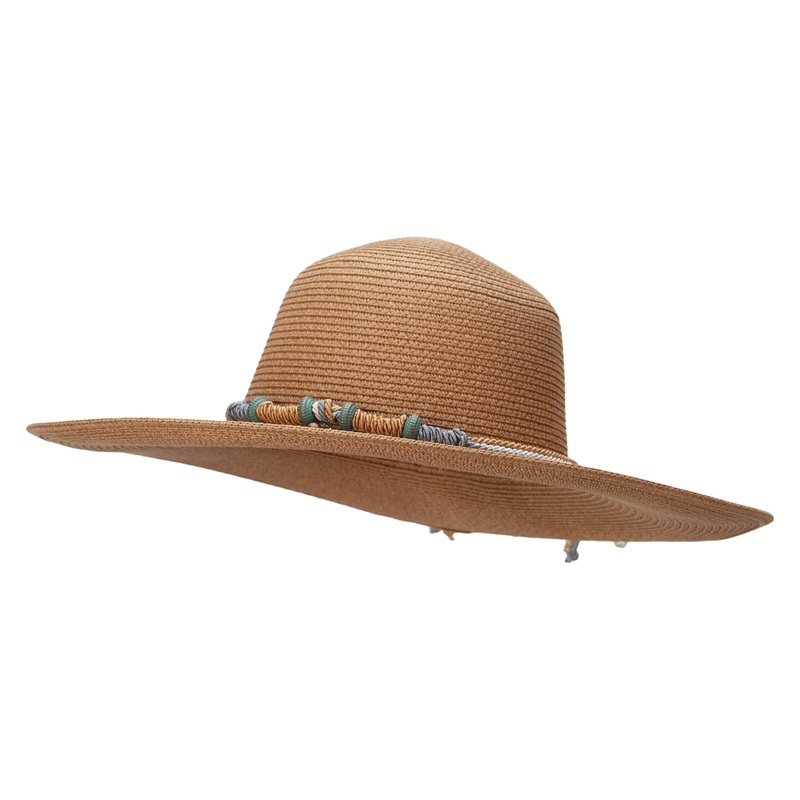 Women’s Paper Braided Hat Bronze One Size