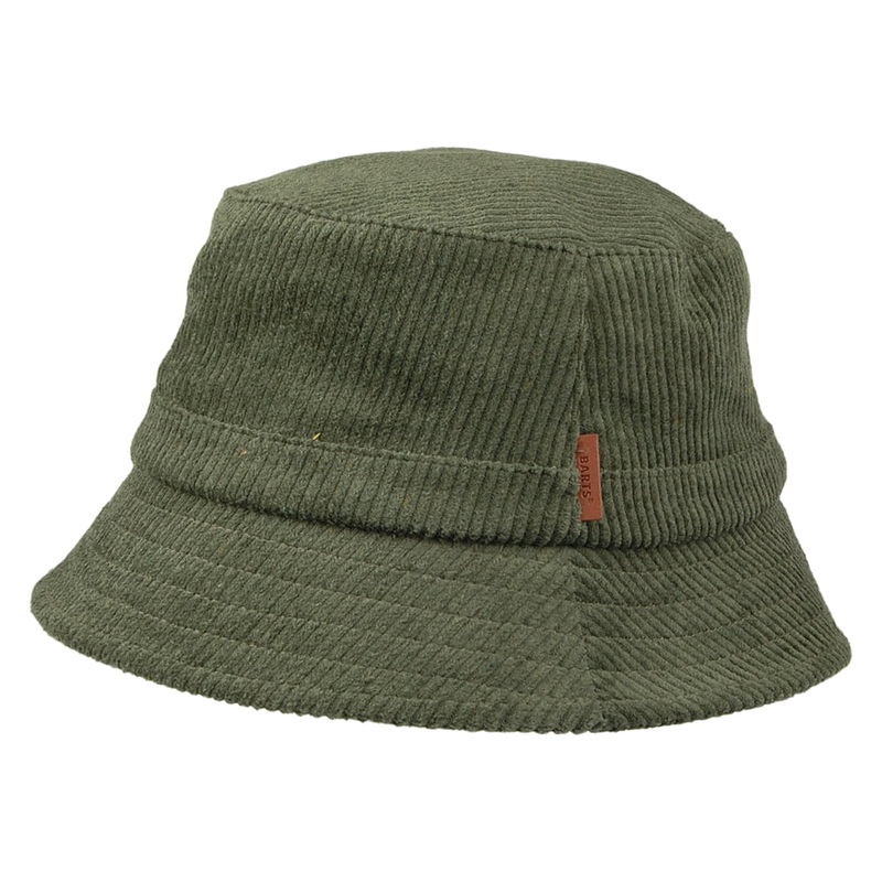 Barts Hats Donar Corduroy Bucket Hat – Army Green Medium/Large