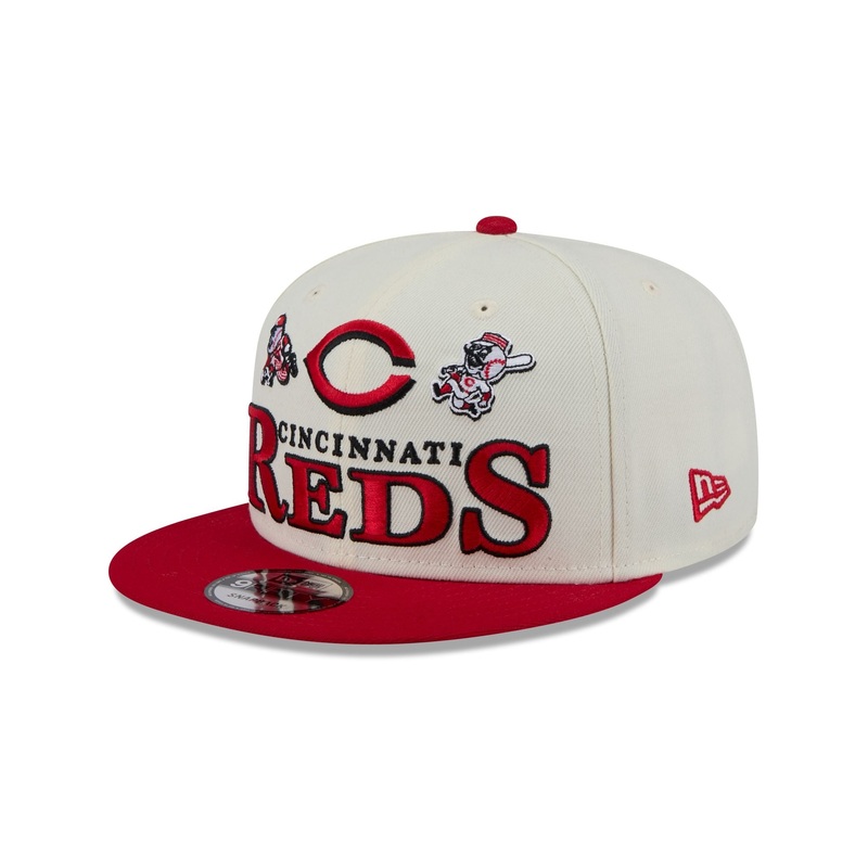 Cincinnati Reds Archive 9FIFTY Snapback Hat One Size