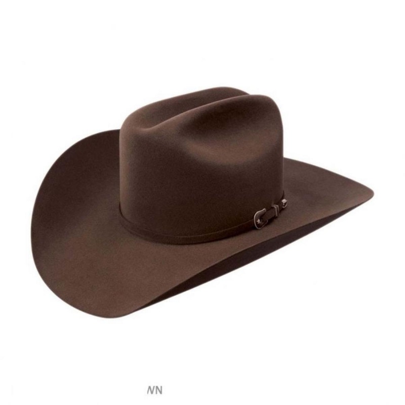 George Strait Collection City Limits 6X Fur Felt Western Hat CHOCOLATE 6 3/4