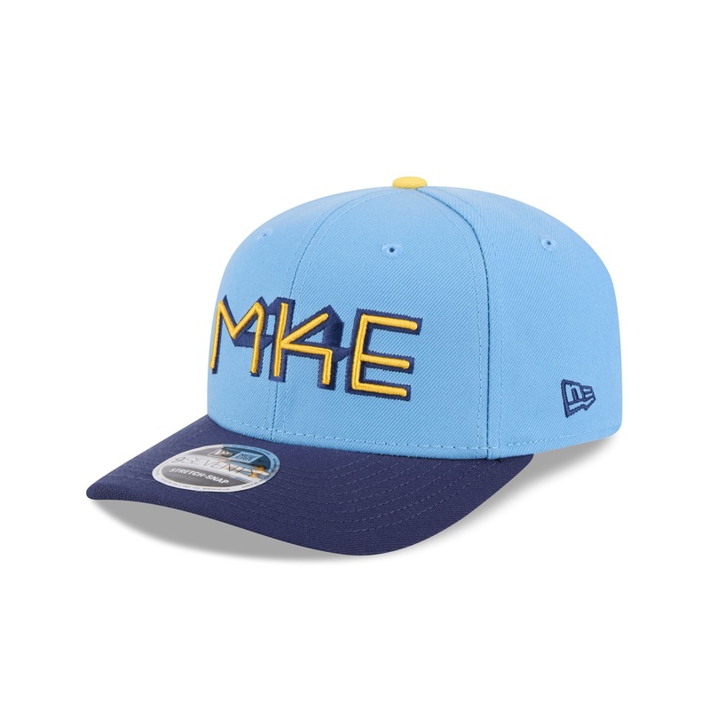 Milwaukee Brewers City Connect 9SEVENTY Stretch-Snap Hat One Size