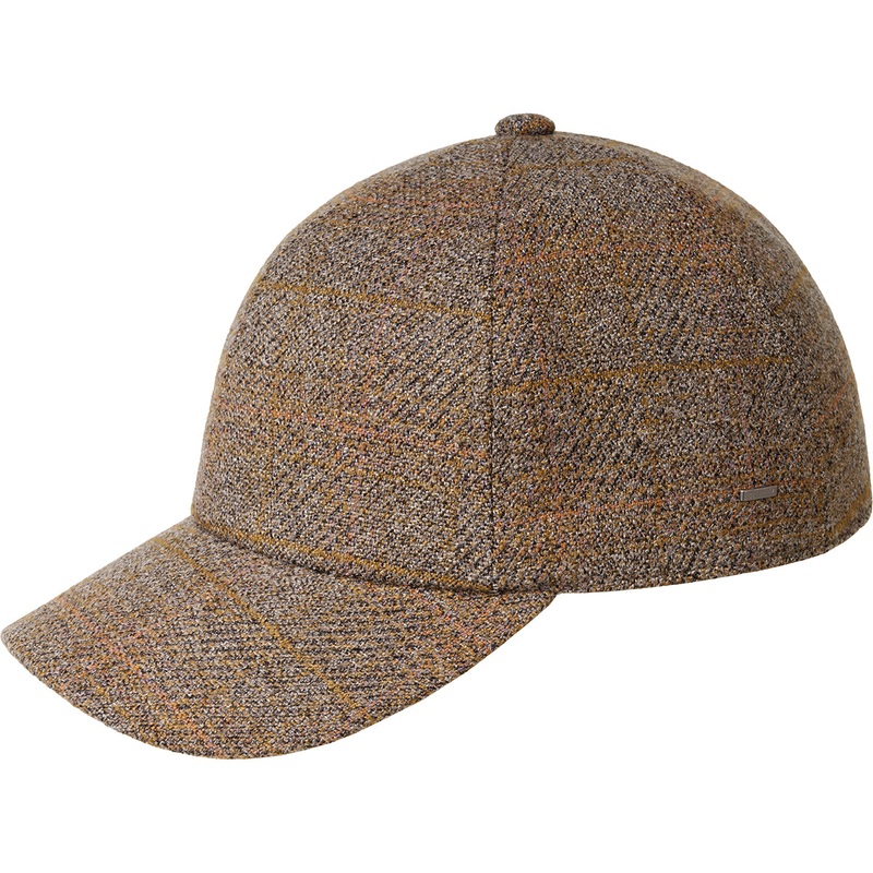 Nesbit Baseball Cap Tan Multi Plaid M