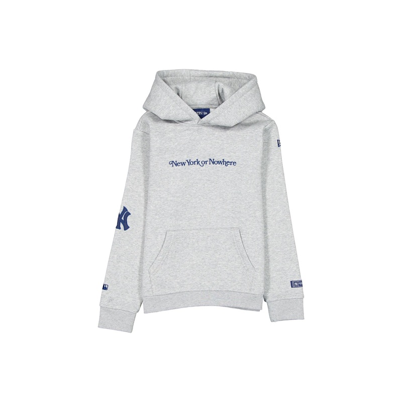 New York or Nowhere x New York Yankees Gray Youth Hoodie S