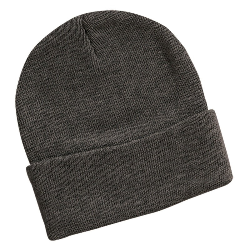 Sportsman SP12H Heathered 12 Knit Beanie Dark Heather Grey