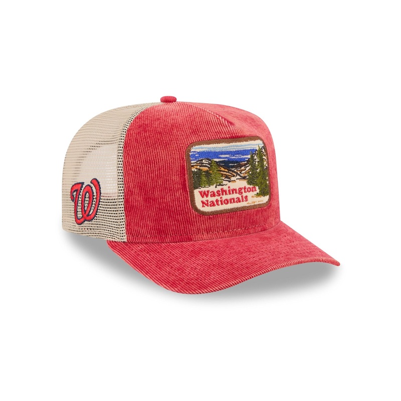 Washington Nationals Vintage Landscape 9FIFTY A-Frame Trucker Hat One Size