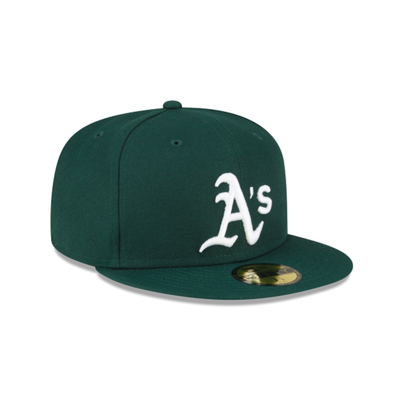 Athletics Dark Green 59FIFTY Fitted Hat 7