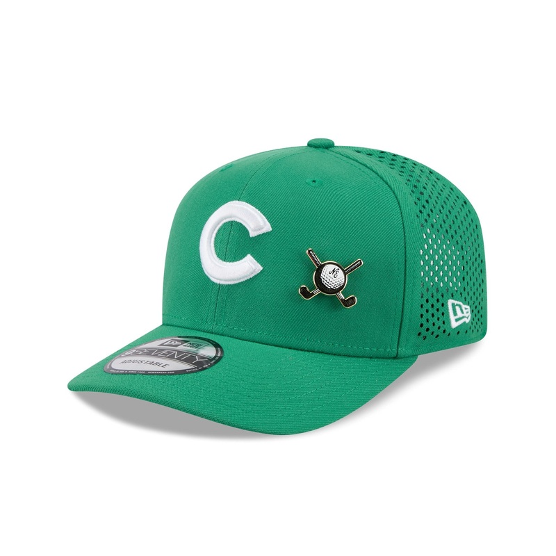 Chicago Cubs Tee Time 9SEVENTY Trucker Hat One Size