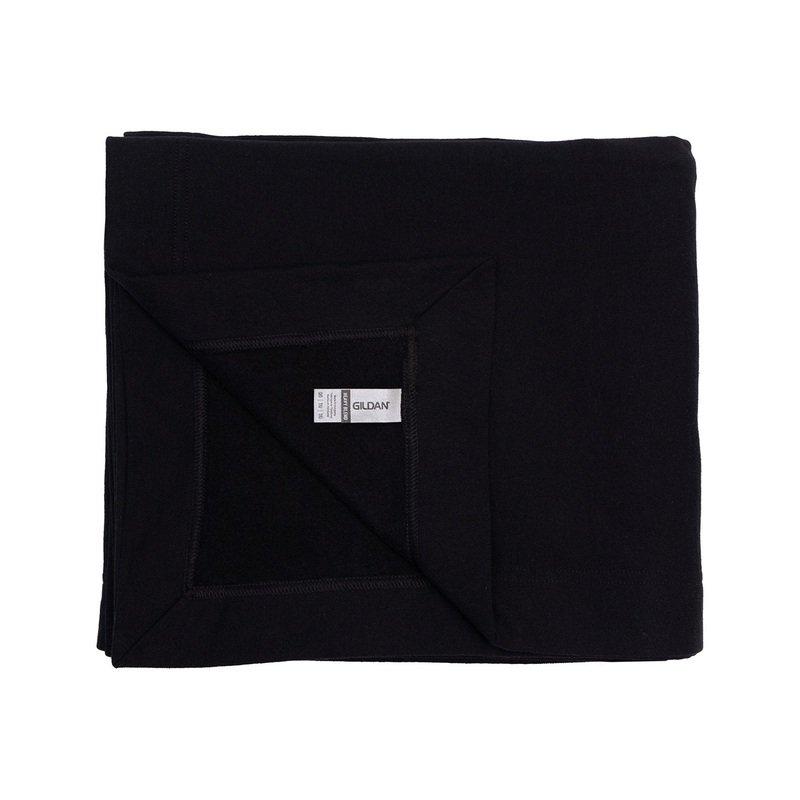 Gildan G189 Heavy Blend Fleece Stadium Blanket Black