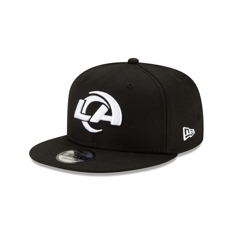 Los Angeles Rams Basic Black & White 9FIFTY Snapback One Size