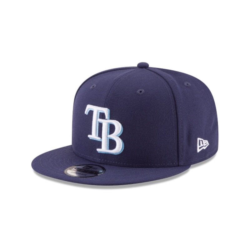 Tampa Bay Rays Team Color Basic 9FIFTY Snapback Hat One Size