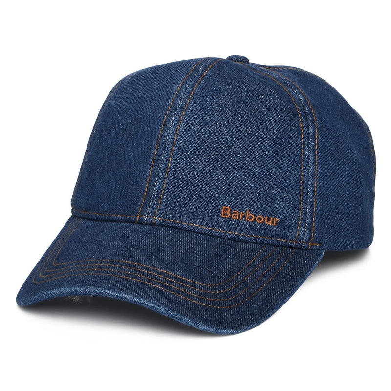Barbour Hats Grindle Denim Baseball Cap – Blue Adjustable