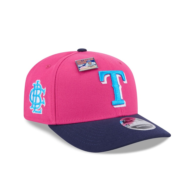 Big League Chew X Texas Rangers Big Rally Blue Raspberry 9SEVENTY Stretch-Snap Hat One Size