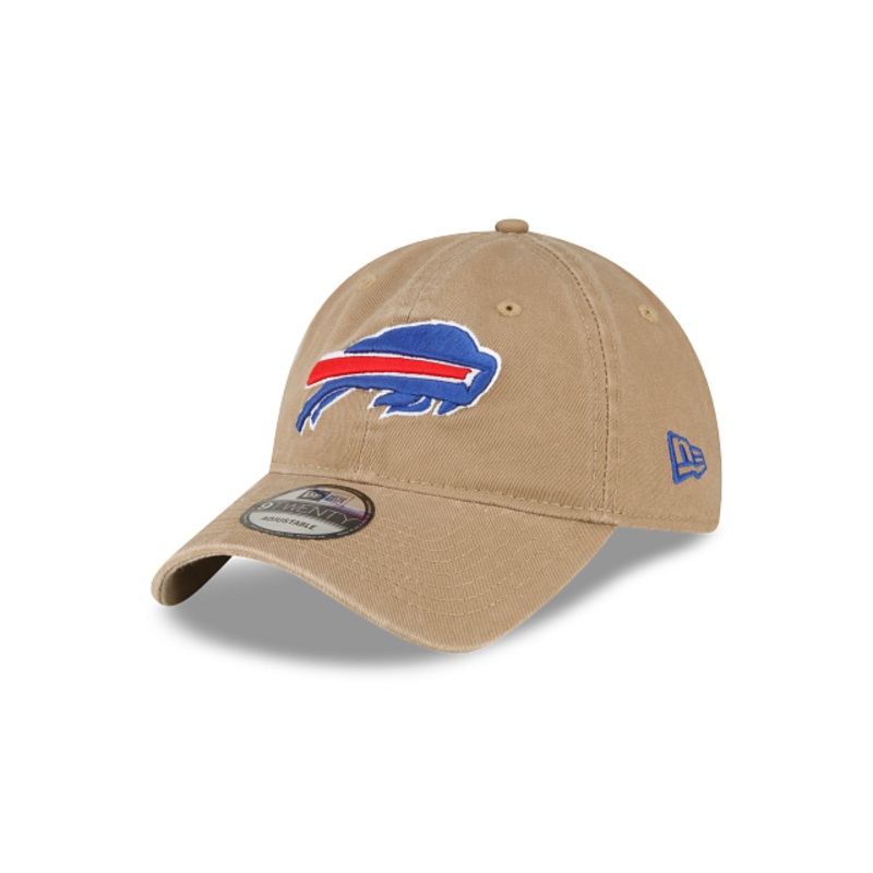 Buffalo Bills Khaki 9TWENTY Adjustable Hat One Size