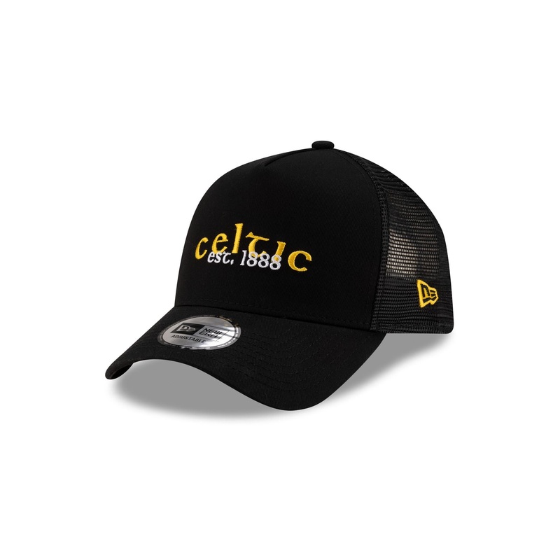Celtic FC Core Wordmark 9FORTY A-Frame Trucker Hat One Size