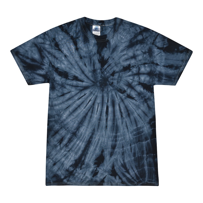 Colortone 1000 Multi-Color Tie-Dyed T-Shirt – Spider Navy Spider Navy S