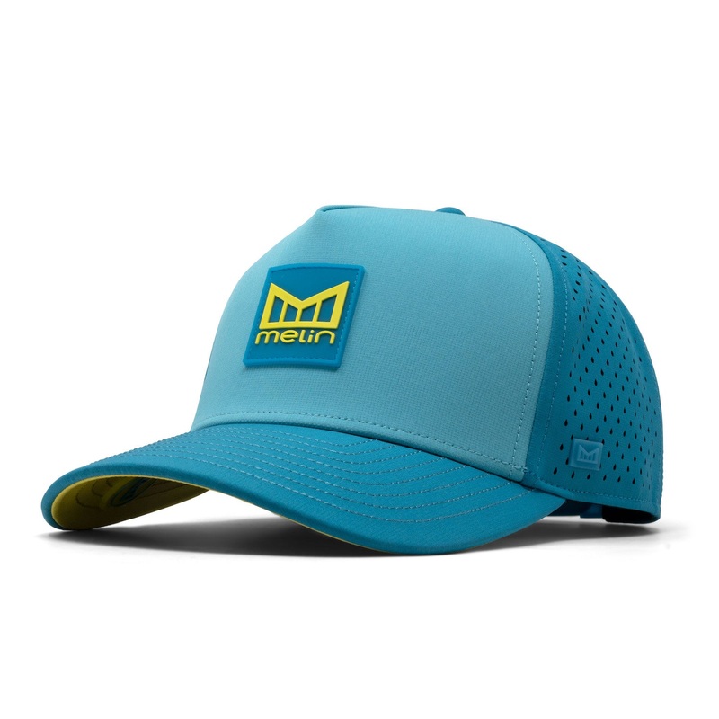 Hydro Odyssey Stacked Baseball Cap – Blue Lagoon Blue Lagoon 1SFM