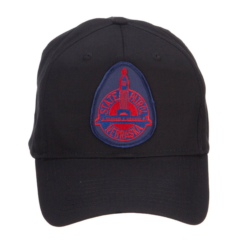 Nebraska State Patrol Patched Cap Black One Size