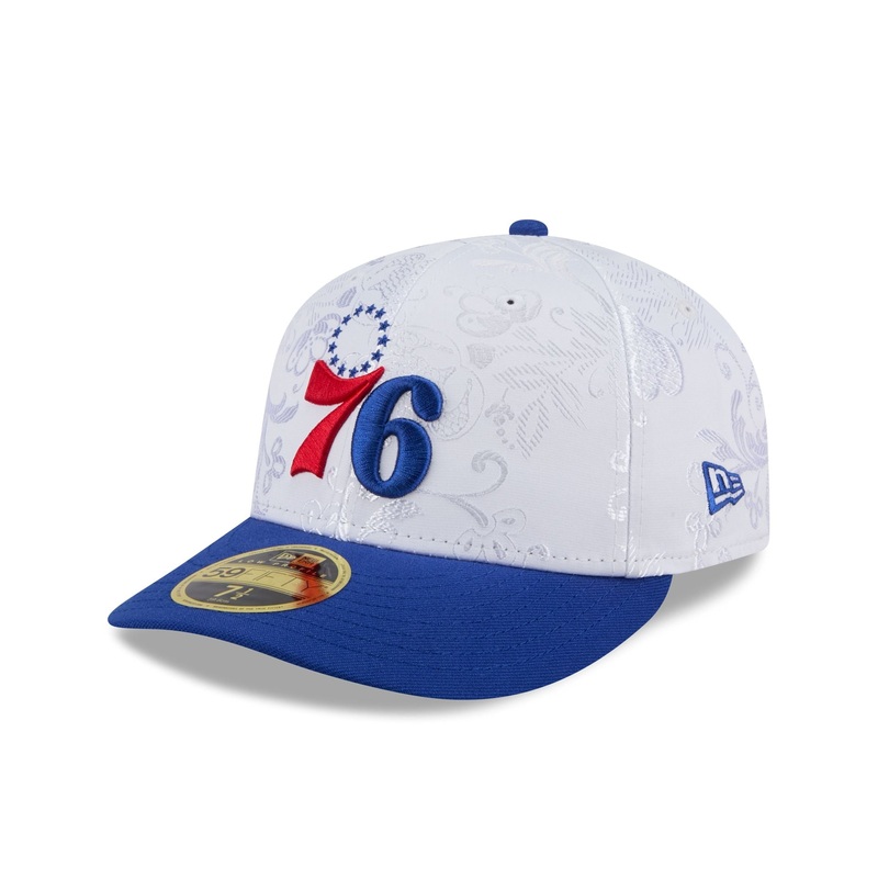 Philadelphia 76ers Floral Shine Low Profile 59FIFTY Fitted Hat 7