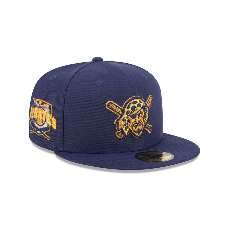 Pittsburgh Pirates Blue Tartan 59FIFTY Fitted Hat 7