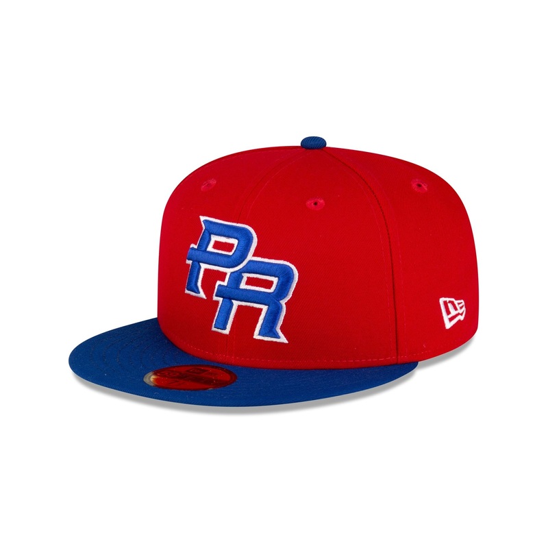Puerto Rico Scarlet 59FIFTY Fitted Hat 7