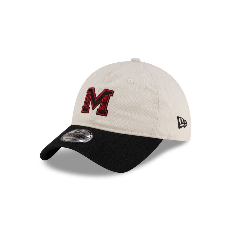 AC Milan M Logo Black 9TWENTY Adjustable Hat One Size