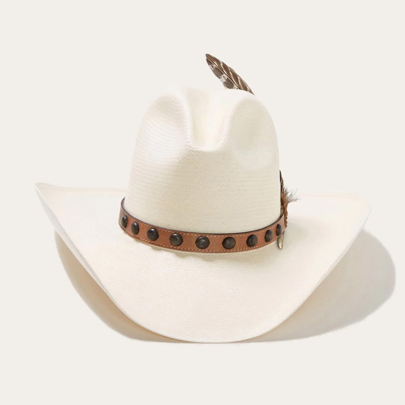 Broken Bow 10X Straw Cowboy Hat Natural 6 3/4