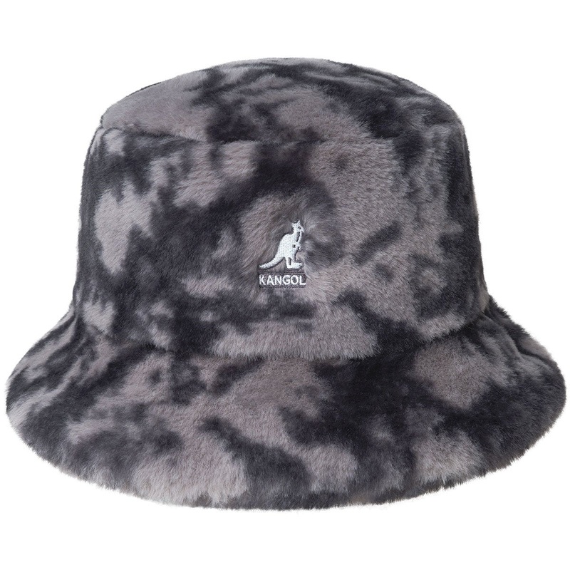 Faux Fur Bucket Solid Black S