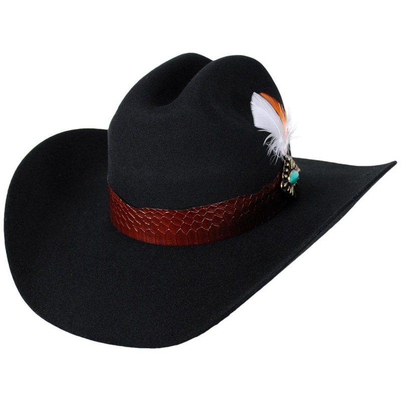 Lainey Wilson Saddle Up Wool Felt Western Hat BLACK S