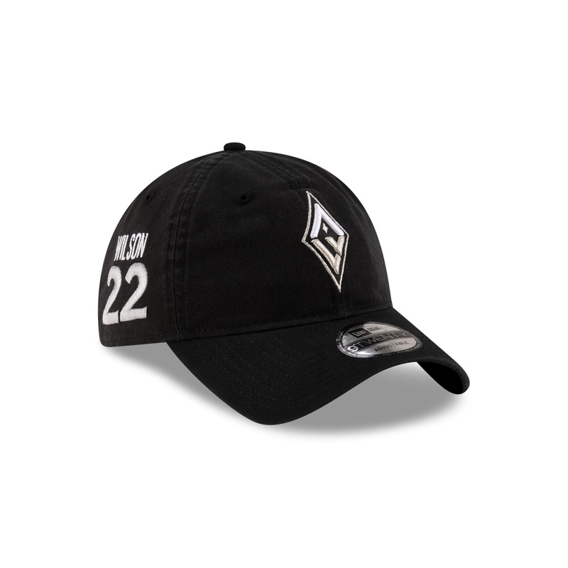 Las Vegas Aces A’ja Wilson Black 9TWENTY Adjustable Hat One Size