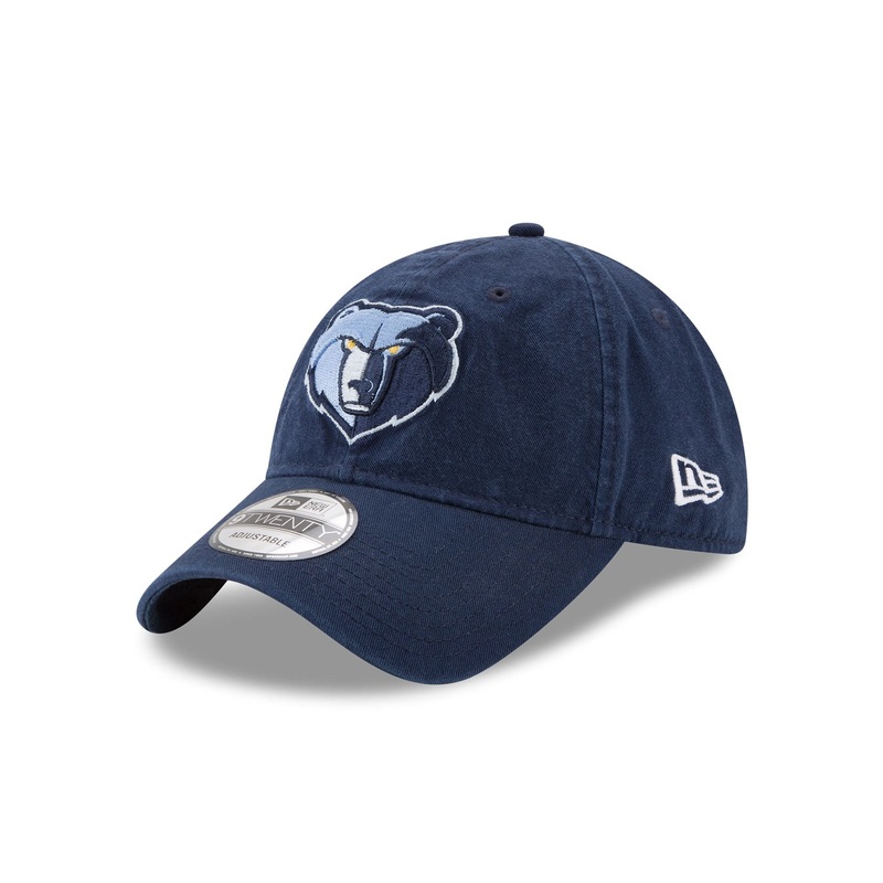 Memphis Grizzlies Core Classic Blue 9TWENTY Adjustable Hat One Size