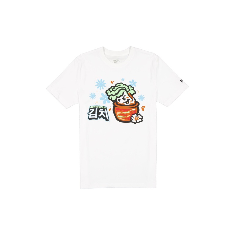 Montgomery Biscuits Theme Night Kimchi White T-Shirt S
