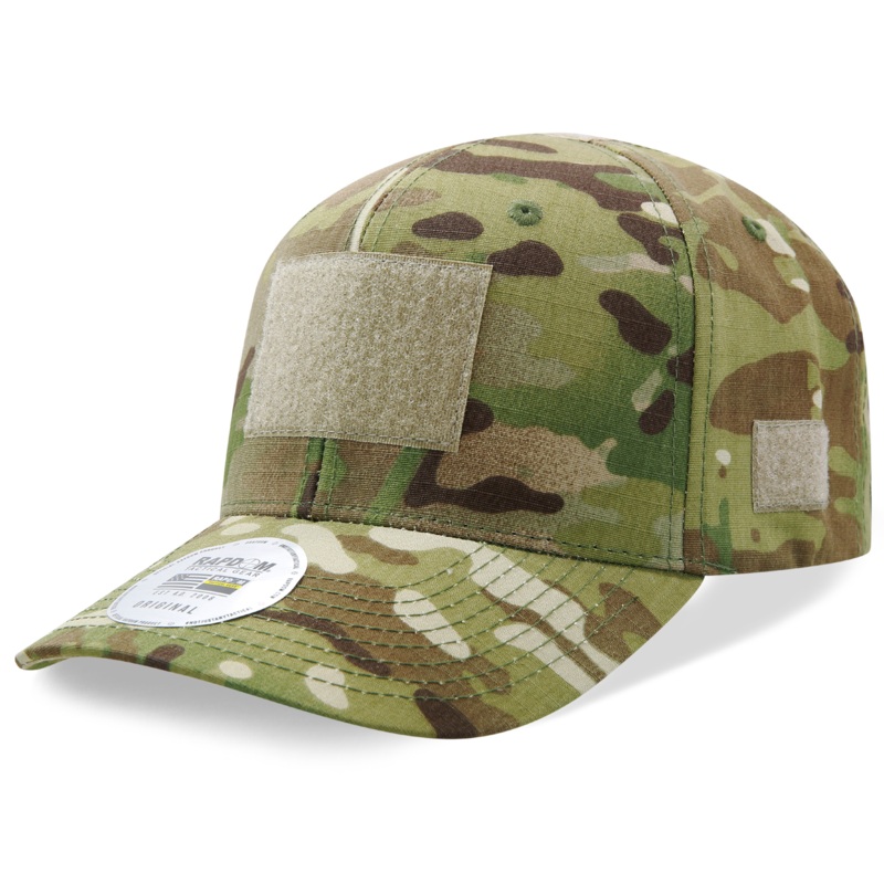 MultiCam Camo Operator Cap, Tactical Camouflage Patch Hat, Hook & Loop – Rapid Dominance T73 MultiCam