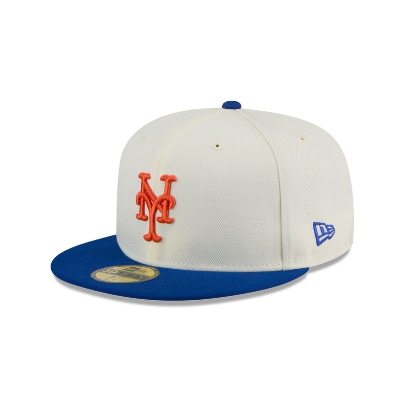 New York Mets Chrome 59FIFTY Fitted Hat 7
