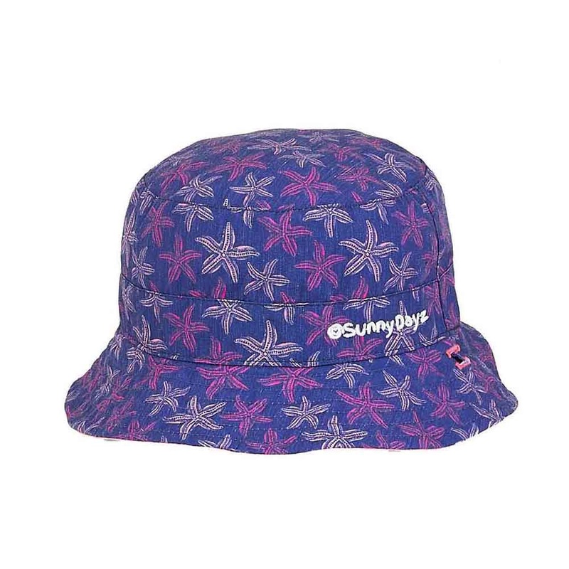 Small Heads Starfish Reversible Cotton Bucket Hat – Sunny Dayz Starfish M/L (55 cm)