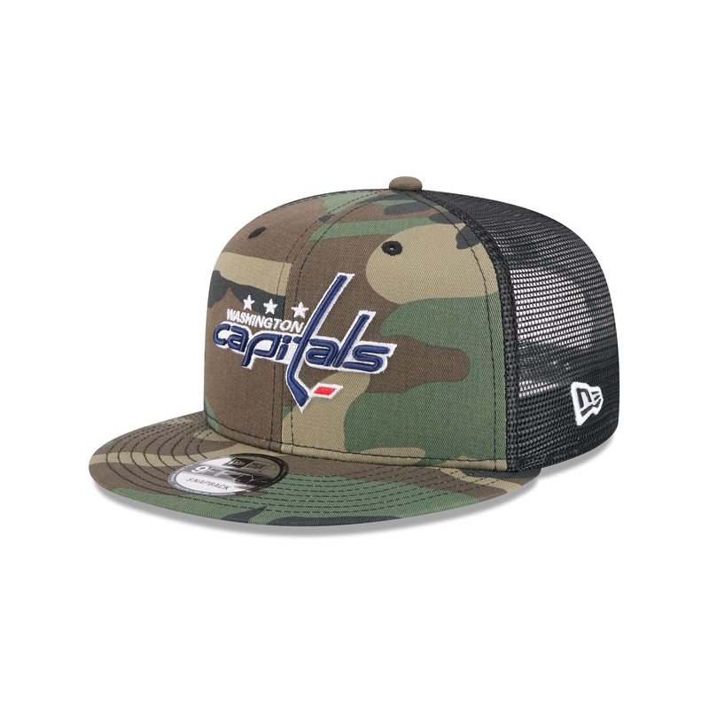 Washington Capitals Camo 9FIFTY Trucker Hat One Size