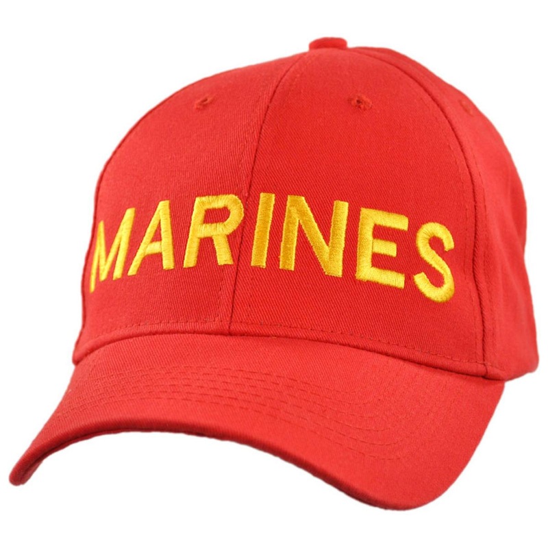 Wholesale Marines Snapback Baseball Cap B2B Pre-Pack RED (25) ADJUSTABLE