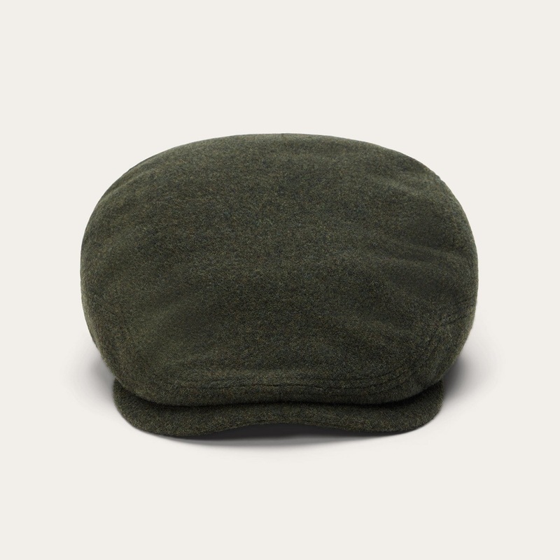 Wool Cashmere Driver Cap Moss S