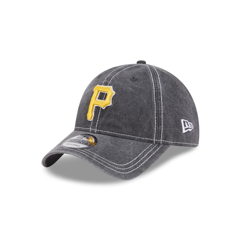 Pittsburgh Pirates Washed Contrast 9TWENTY Adjustable Hat One Size