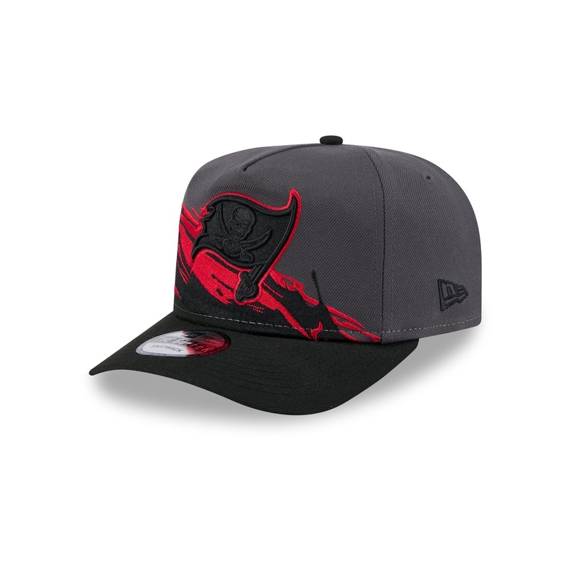 Tampa Bay Buccaneers Graphite Brushstroke Golfer Hat One Size
