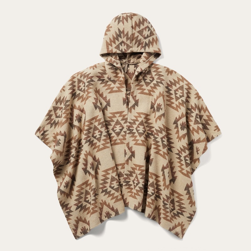 Tan Aztec Poncho Brown XSS