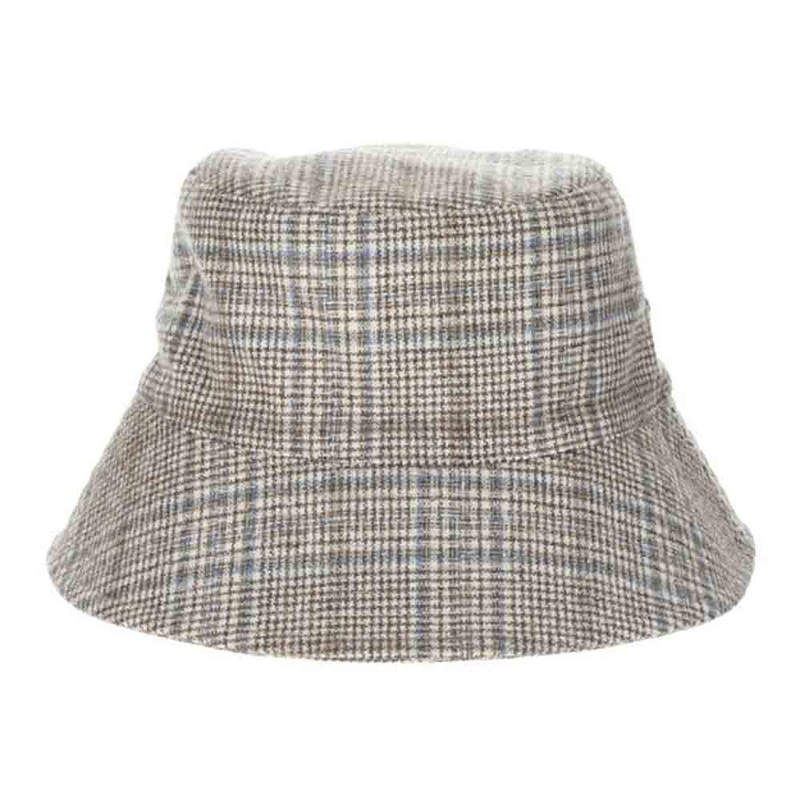 Wool Blend Scottish Tweed Bucket Hat – Scala Hats Brown OS