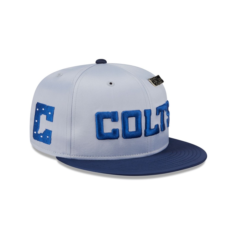 Indianapolis Colts Spring Satin 59FIFTY Fitted Hat 7