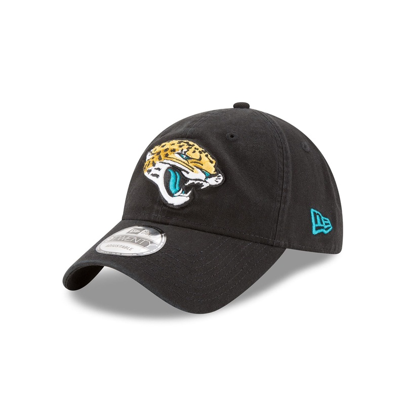 Jacksonville Jaguars Core Classic Black 9TWENTY Adjustable Hat One Size