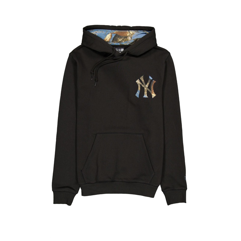 New York Yankees Black Realtree Hoodie S