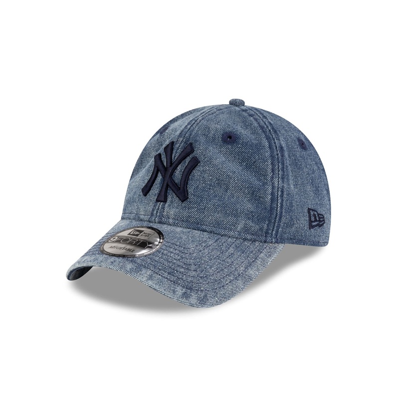 New York Yankees Blue Denim 9FORTY Adjustable Hat One Size
